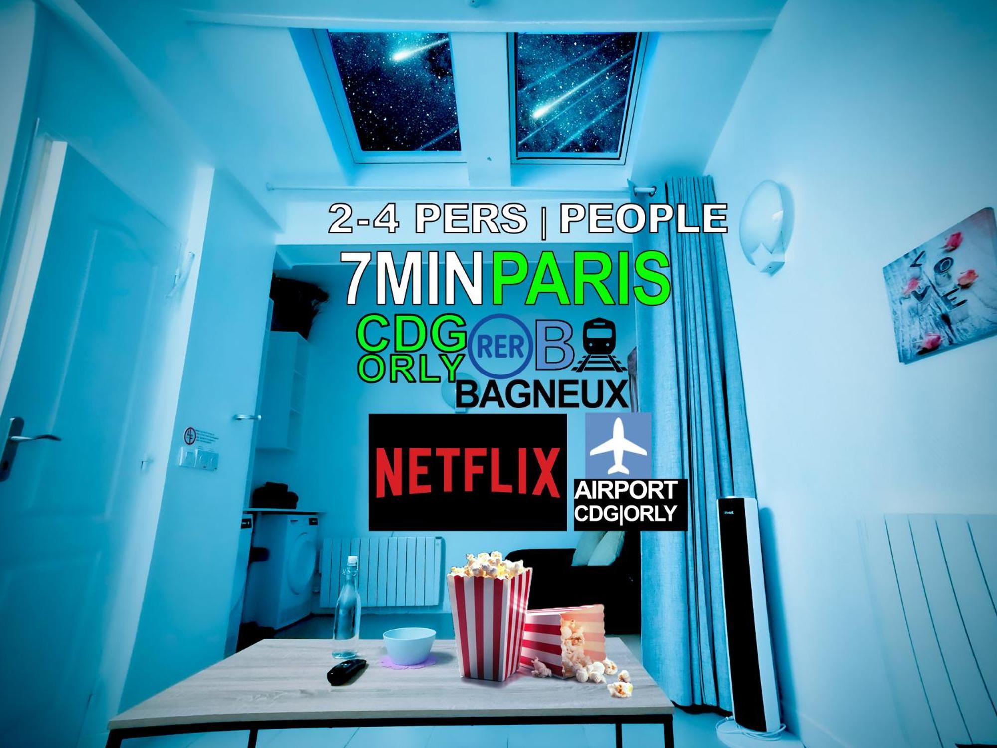 Bagneux Paris Rer B Confort Netflix Кашан Экстерьер фото